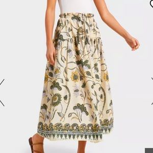 Ulla Johnson Ianna Skirt Lemonbalm NWOT SIZE 6